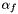 $\alpha_f$