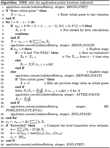 \[ \mathcal{F}_i = \dot{X}_{i} - \bar{f}(X_{i},t_{n-1}+c_{i}\Delta t) =0. \]