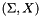 $\left(\Sigma,X\right)$