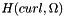 $H(curl,\Omega)$
