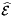 $\widehat{\mathcal{E}}$