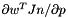 $\partial w^TJn/\partial p$