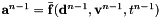 $\mathbf{a}^{n-1} = \bar{\mathbf{f}}(\mathbf{d}^{n-1}, \mathbf{v}^{n-1}, t^{n-1})$